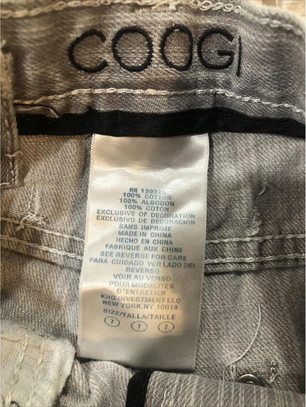 Child’s Size 7 Gray Wash COOGI Jeans - Picture 6 of 13
